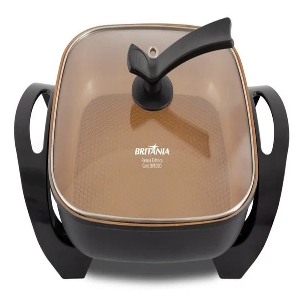 Panela Elétrica Britania Gold BPE09D Revestimento Supreme Gold 4 Litros 110V