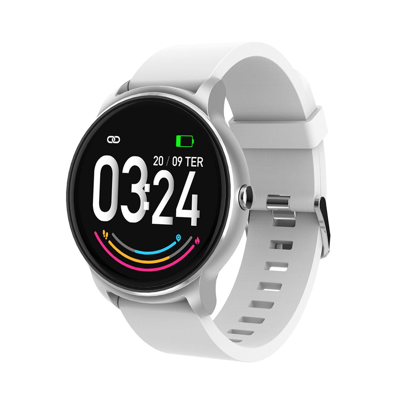 Relógio Smartwatch Viena Prata Android/Ios - Es385