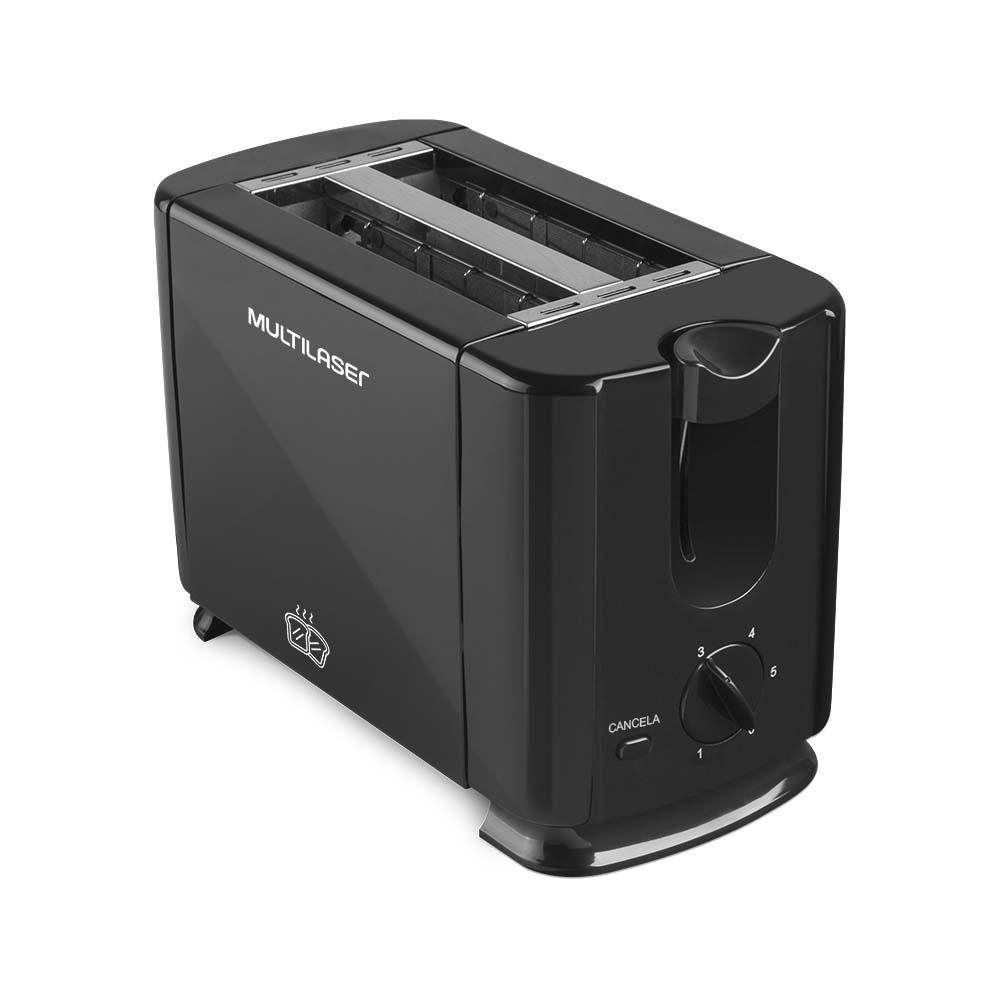 Torradeira Duo 220V 700W Preta Multilaser - CE093