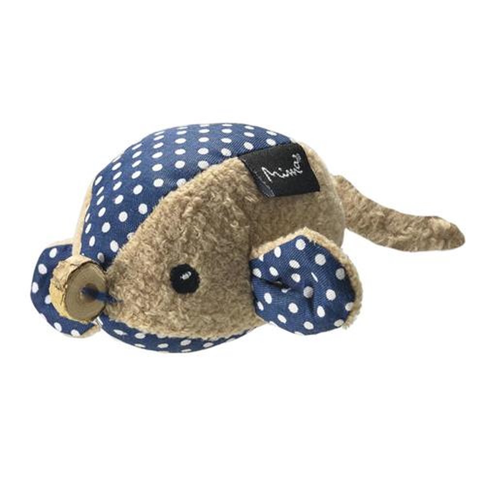 Brinquedo De Pelúcia Para Gatos Ratinho Patterns Poa Bege Mimo - PP239