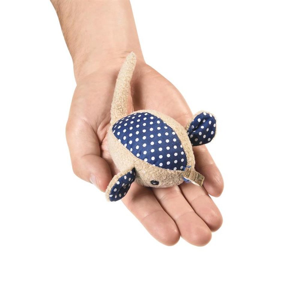 Brinquedo De Pelúcia Para Gatos Ratinho Patterns Poa Bege Mimo - PP239