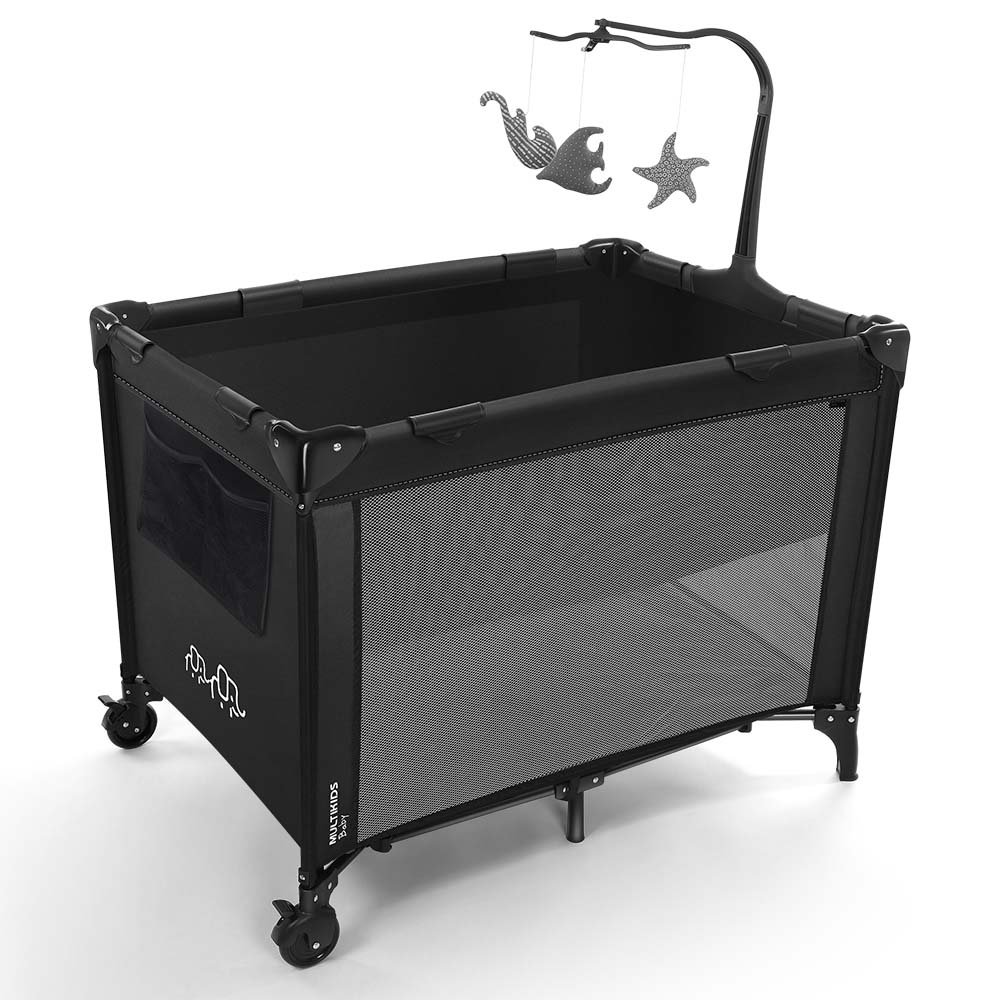 Berço Desmontável Sweet Dreams 0-36M Preto Multikids Baby - BB418