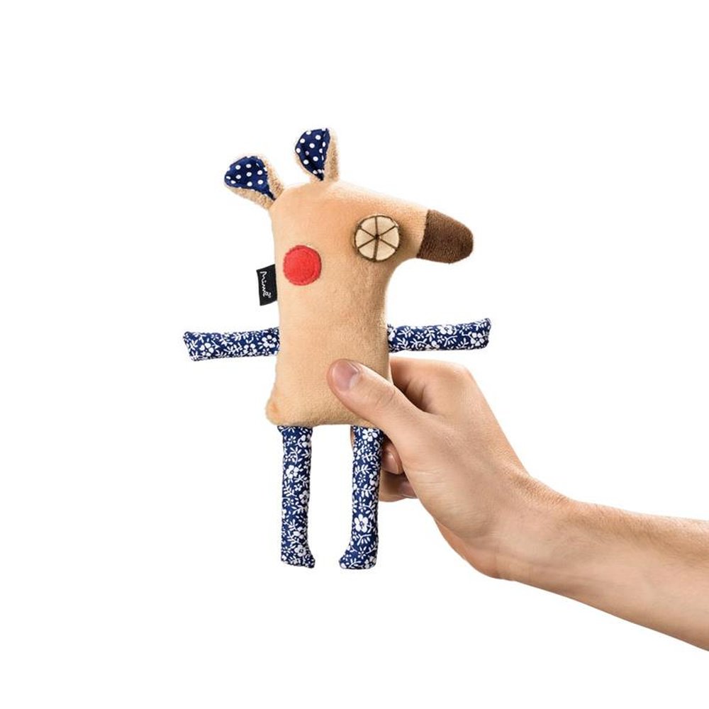 Brinquedo de Pelúcia Para Gatos Ratinho Cavalheiro Bege Mimo - PP236