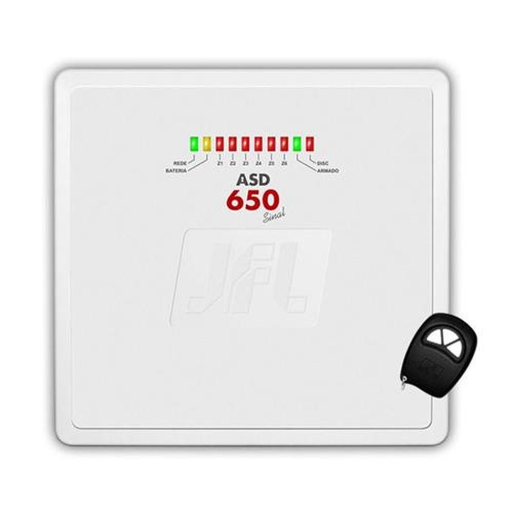 Central De Alarme Asd 650 Sinal Jfl