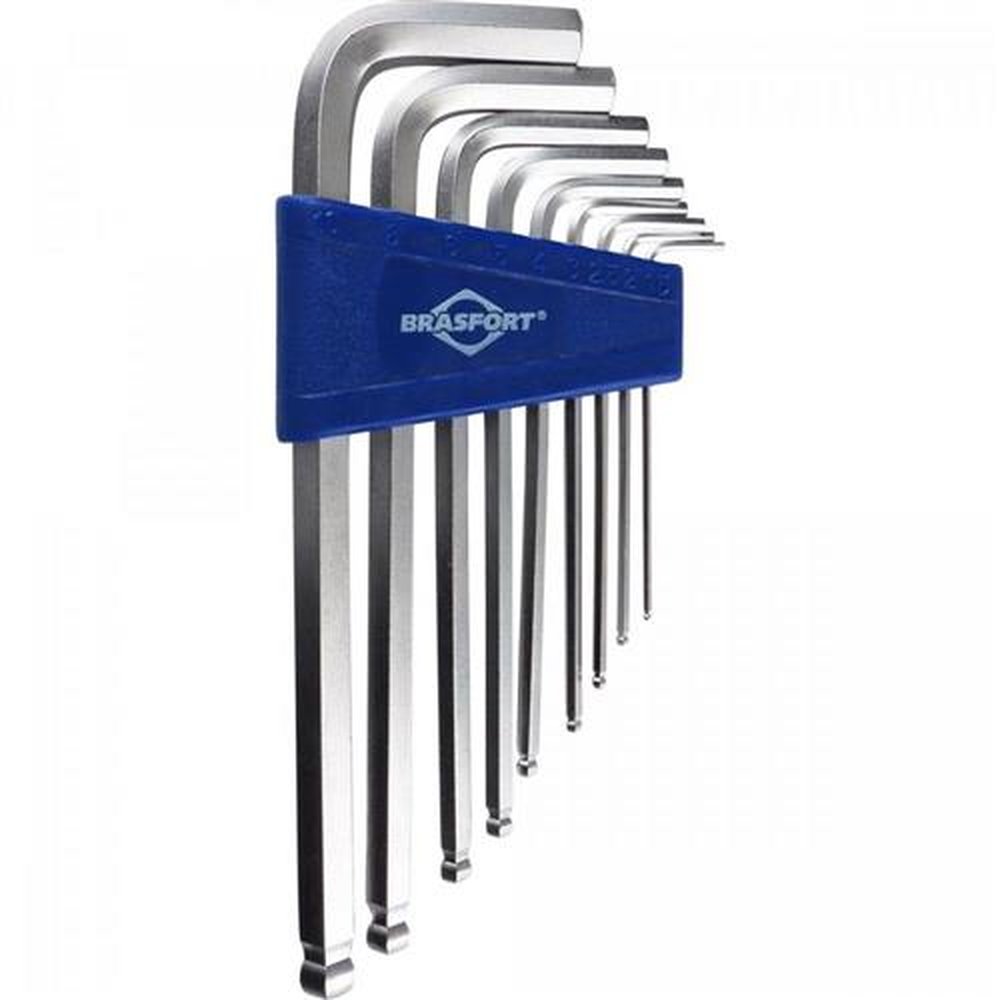 Kit Chaves Hexagonais Abaula Longa 1.5 A 6MM com 9 peças Brasfort