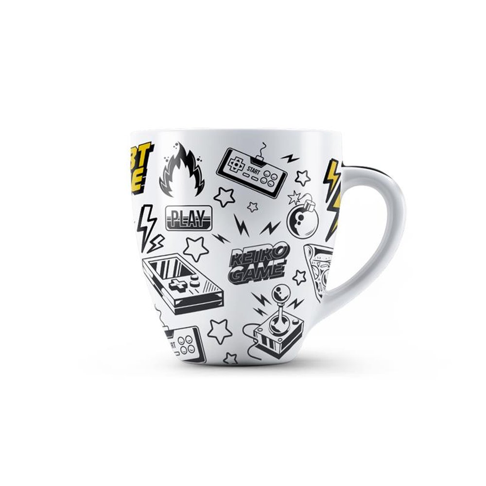 Caneca de Porcelana Start Game 440ml Up Home - UD255