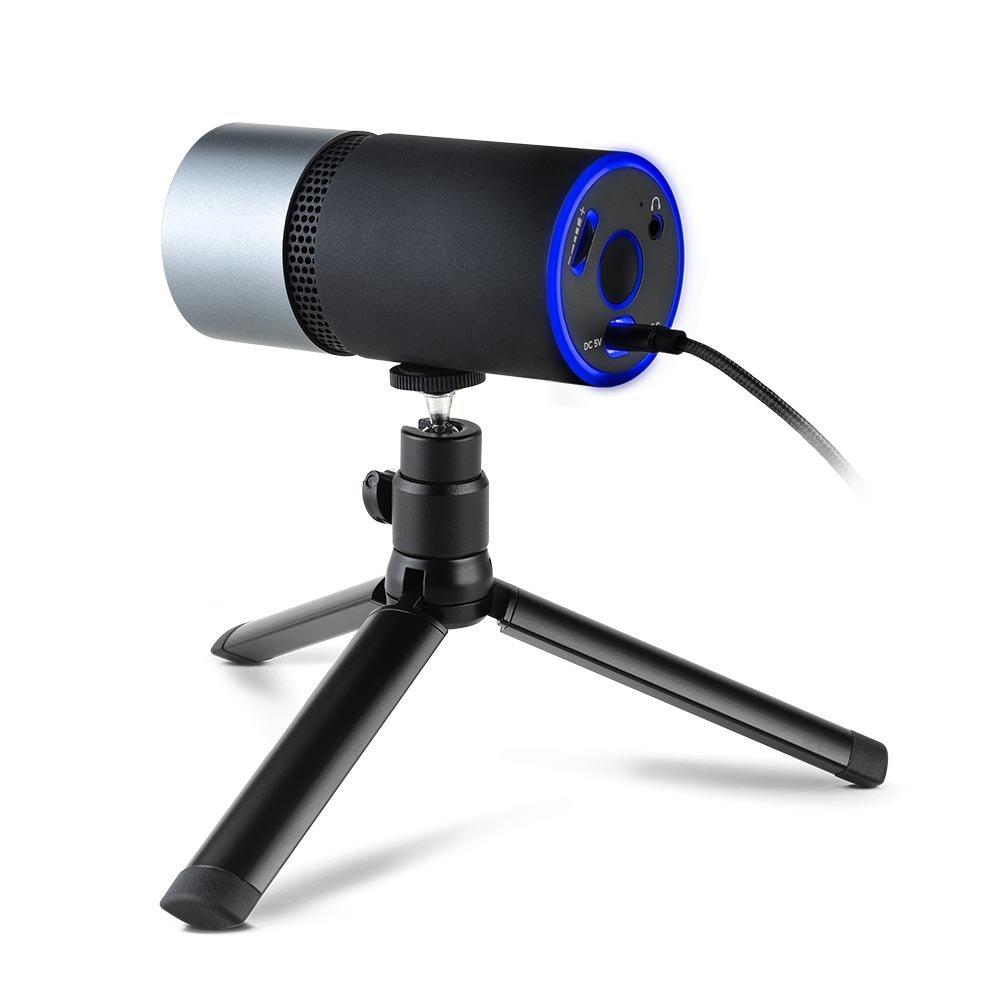 Microfone Gamer Warrior Eloy Streaming Noise Cancelling USB - PH337
