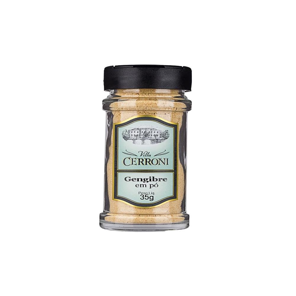 VD Gengibre Pó Villa Cerroni 35g - Caixa com 12 unidades