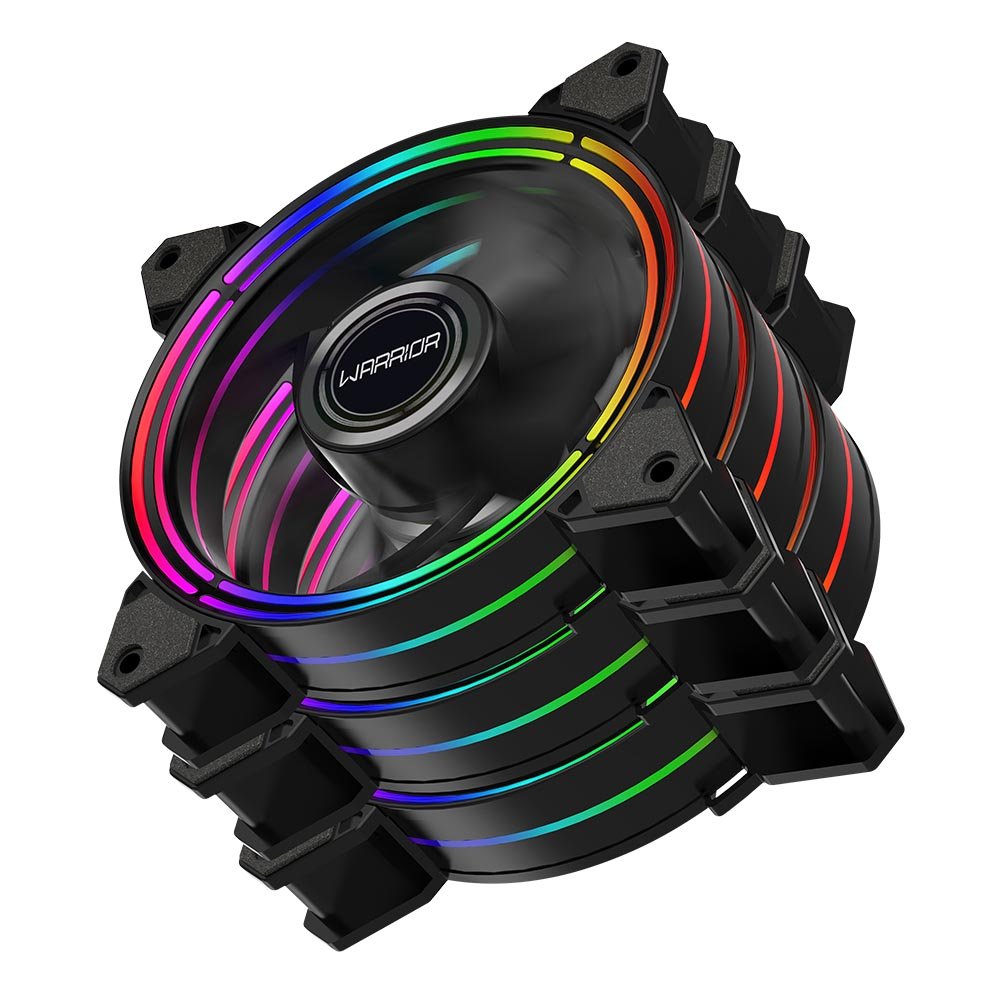 Warrior Cedric Kit 3 Cooler 120mm Rgb Com Controle - GA184