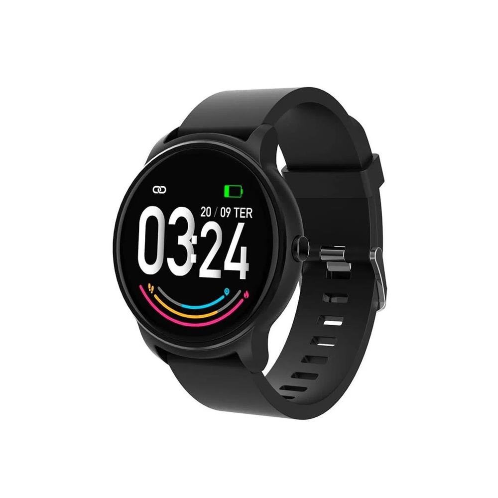 Relógio Smartwatch Viena Preto Android/iOS - ES352