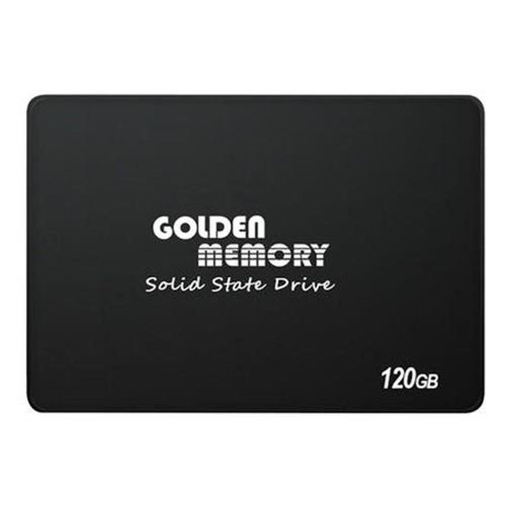 SSD 120GB Golden Memory 2.5¿ Sata 3 500mb/s Leitura e 300mb/s Gravação