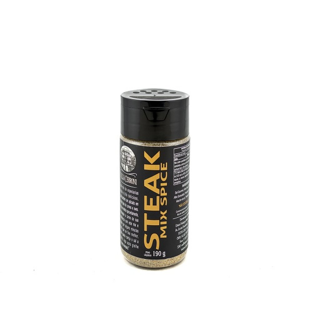 Steack Mix Spice Villa Cerroni 190g - Caixa com 12 unidades