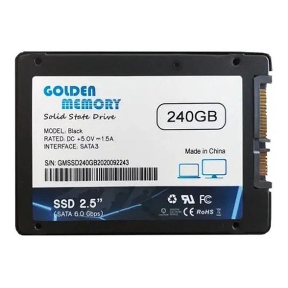 SSD 240GB 2.5" Sata 3 Golden Memory