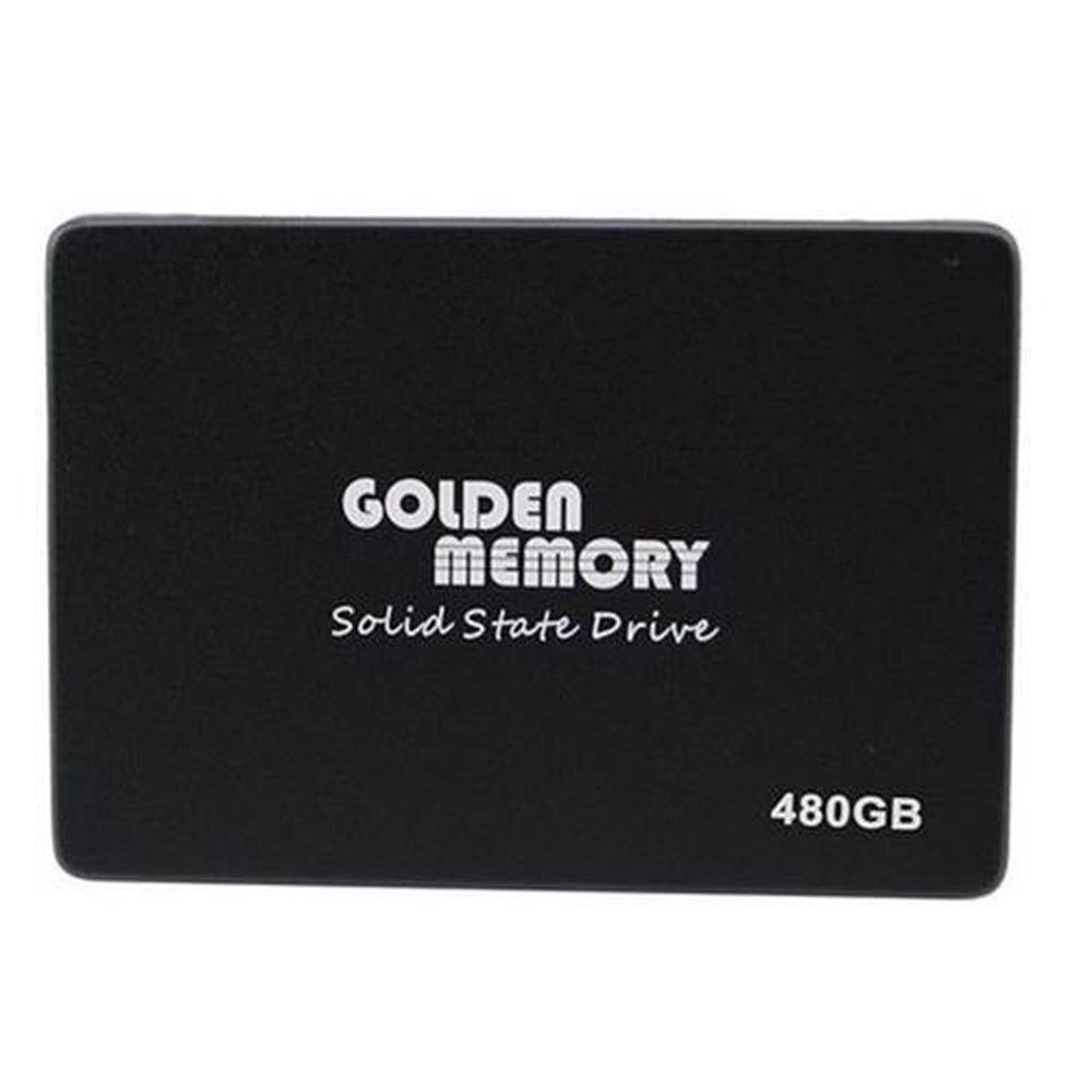 SSD 480GB Golden Memory 2.5¿ Sata III 500mb/s Leitura e 300mb/s Gravação