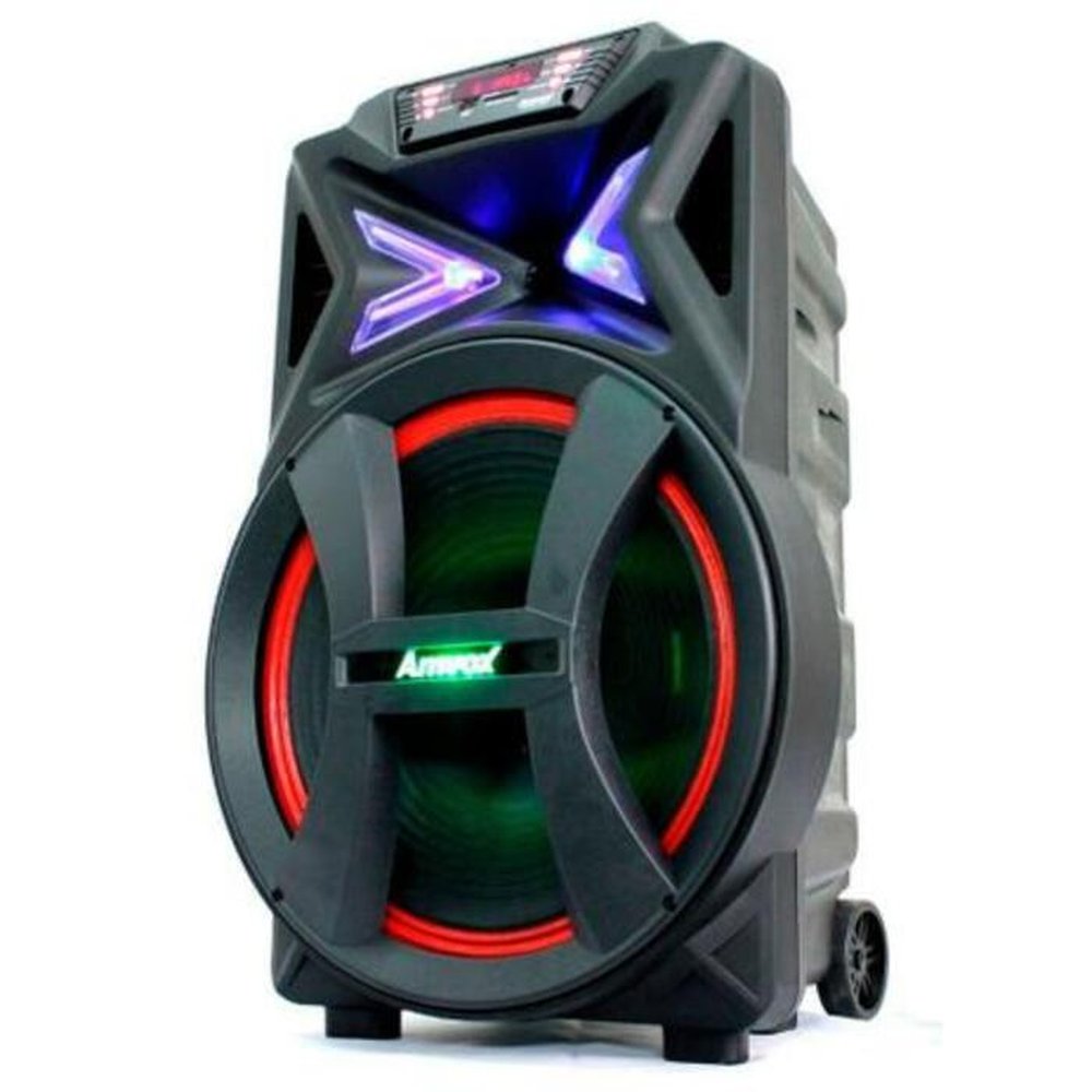 Caixa Amplificada Amvox Led Bluetooth Recarregável USB Auxiliar Bivolt 700W ACA 700 PANCADÃO