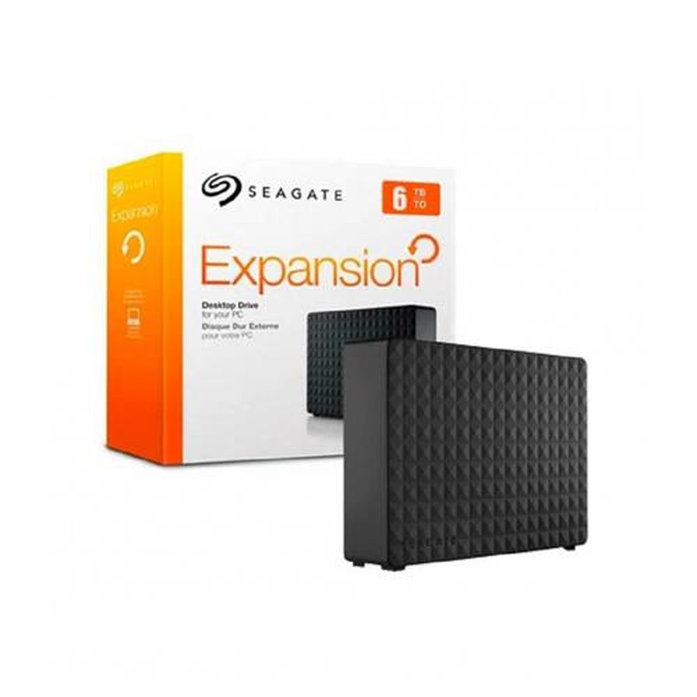 HD Externo 6TB Seagate Expansion USB 3.0 Preto - STEB6000403