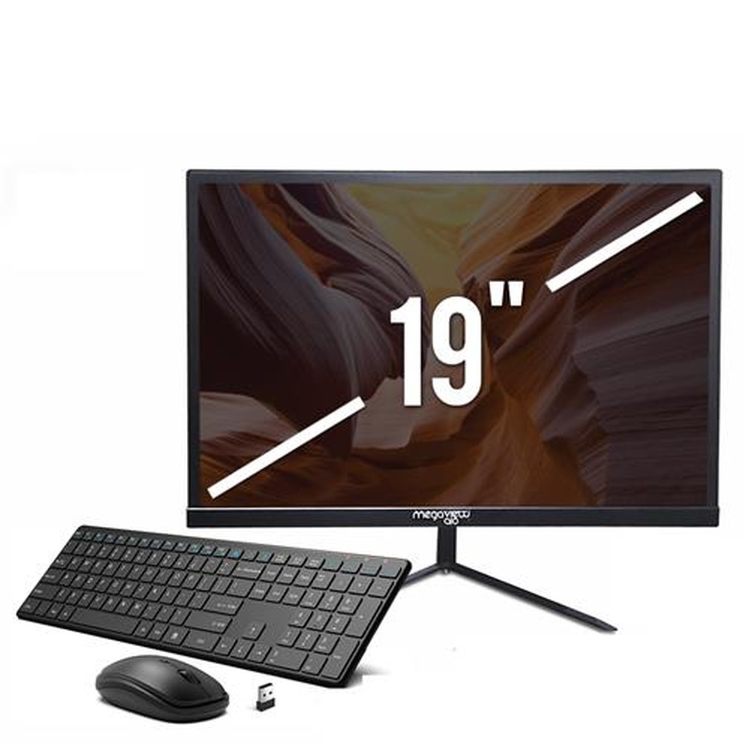 Computador All In One 19 Intel I5 Multimidia 8GB Teclado e Mouse s/fio Windows Pro 5G e Bluetooth S