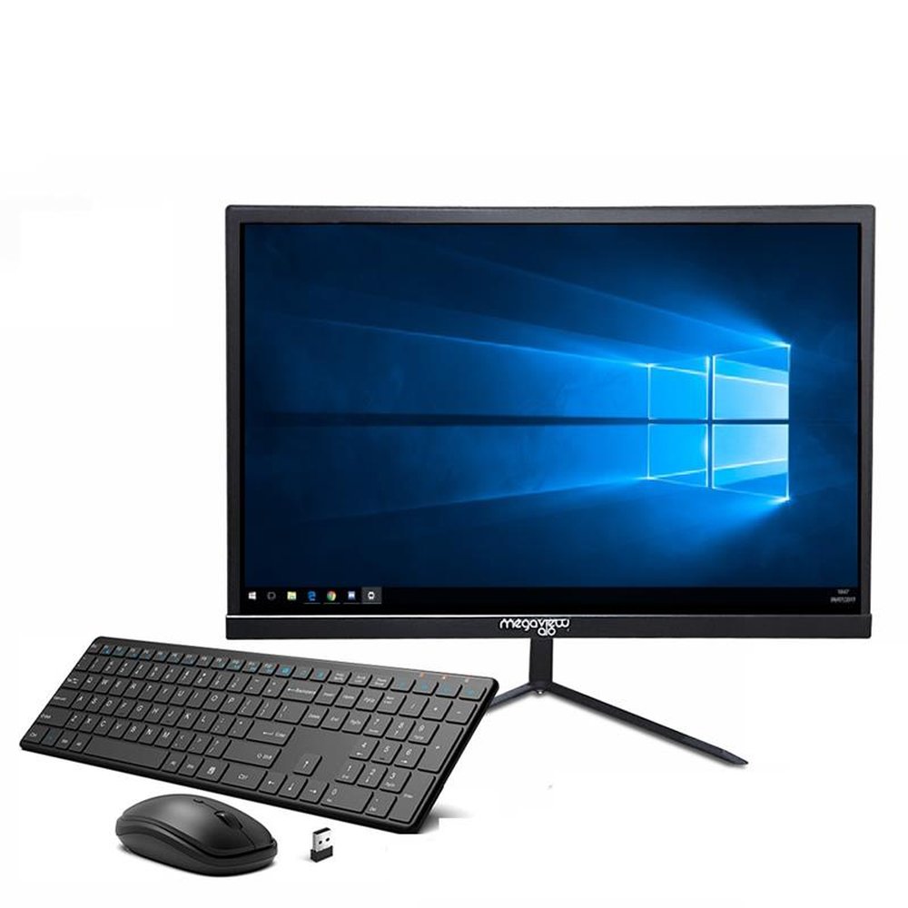 Computador All In One 19 Intel I5 Multimidia 8GB Teclado e Mouse s/fio Windows Pro 5G e Bluetooth SSD 500