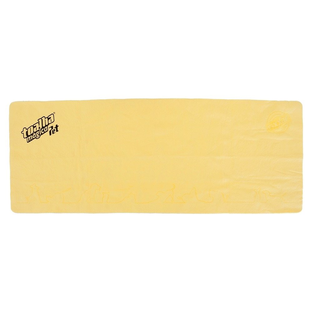 Toalha Mágica Fixxar Pet 80x30cm Amarela
