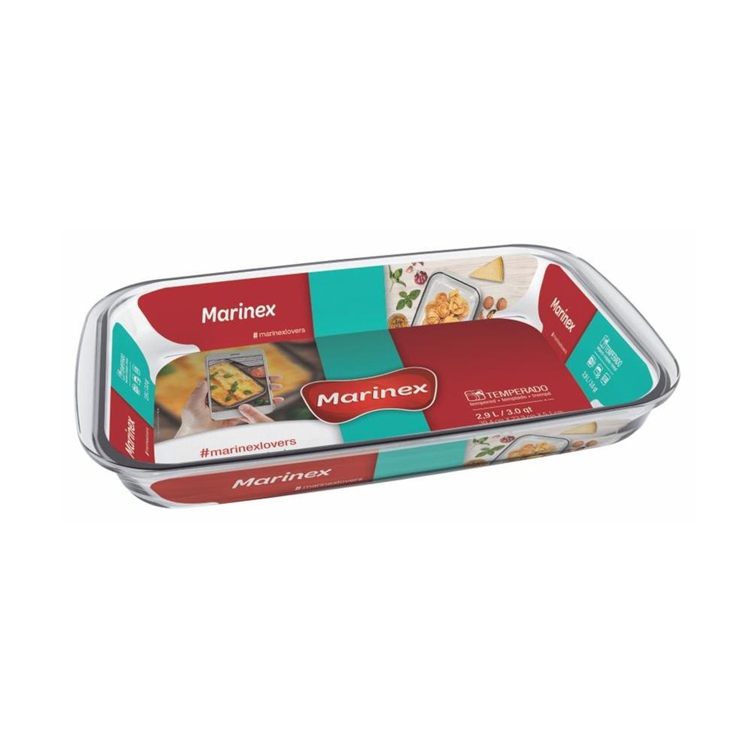 Assadeira Retangular 2,9L Grande Marinex