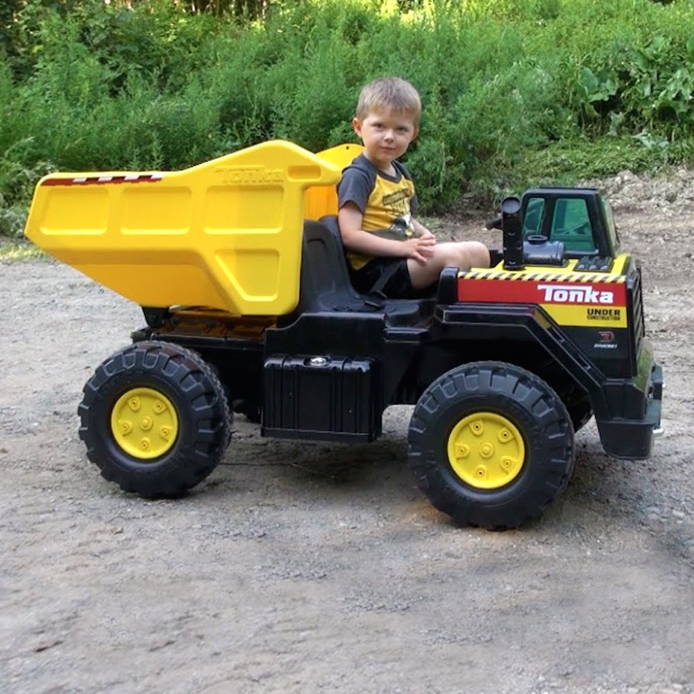 Caminhão Elétrico 2 Lugares Super Truck Tonka 12V Preto - Bel