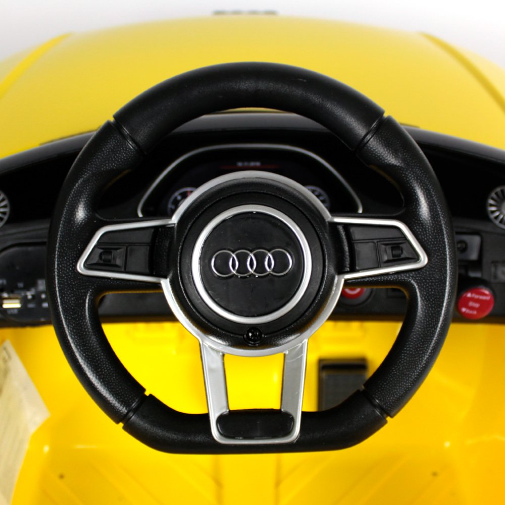 Carro Audi TT RS Elétrico 12V Amarelo Bel