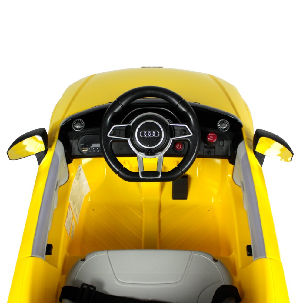 Carro Audi TT RS Elétrico 12V Amarelo Bel