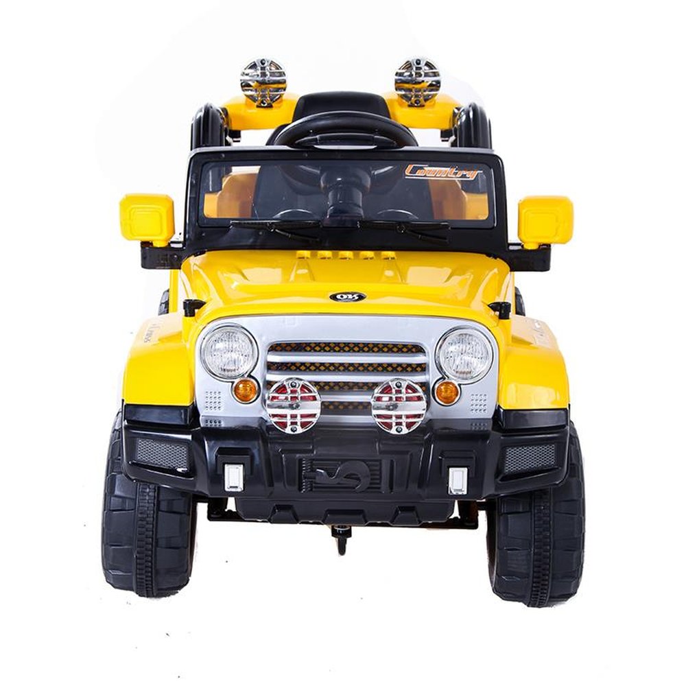 Jipe Trilha Elétrico 12V Amarelo Bel
