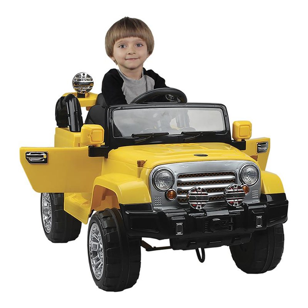 Jipe Trilha Elétrico 12V Amarelo Bel