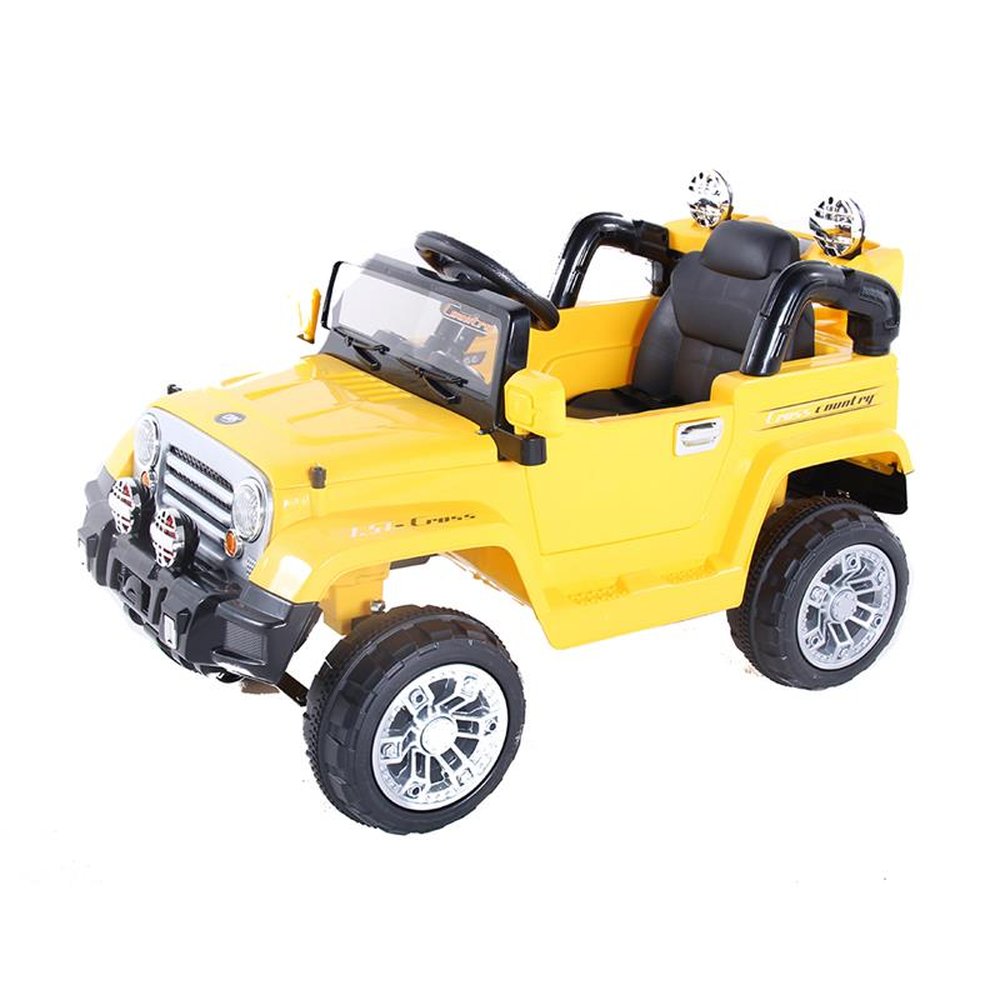 Jipe Trilha Elétrico 12V Amarelo Bel