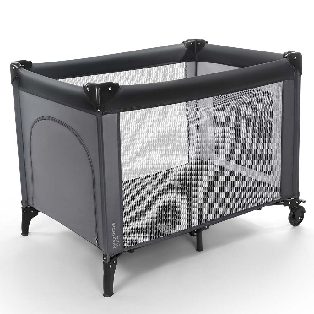 Berço Desmontável Lullaby 0-36M Cinza Multikids Baby - BB416
