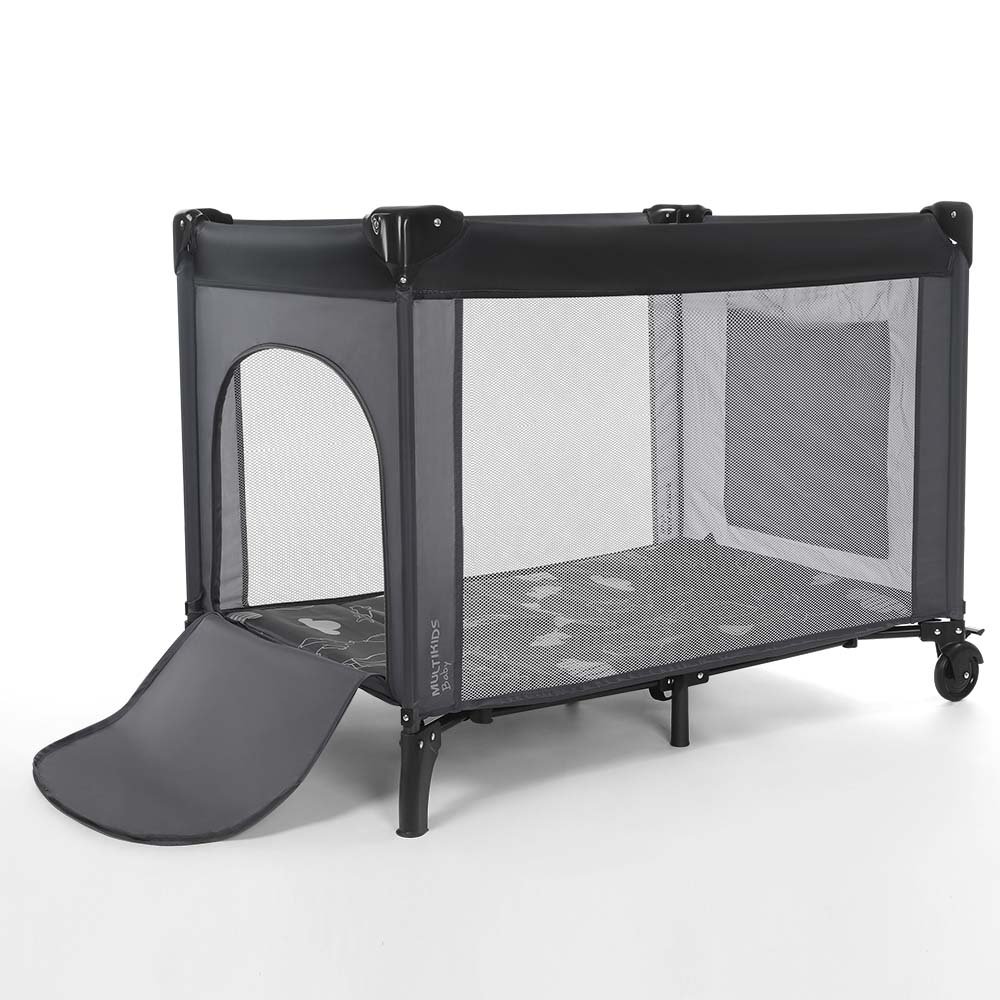 Berço Desmontável Lullaby 0-36M Cinza Multikids Baby - BB416