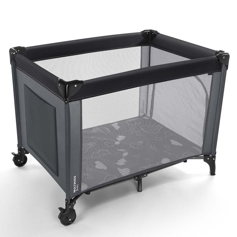 Berço Desmontável Lullaby 0-36M Cinza Multikids Baby - BB416