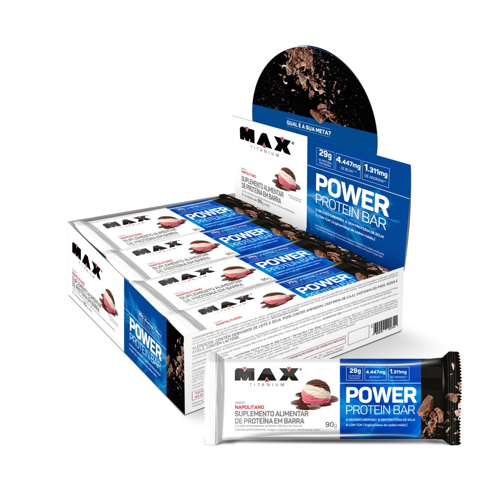 Power Protein Bar 90G Napolitano Display 8x90g