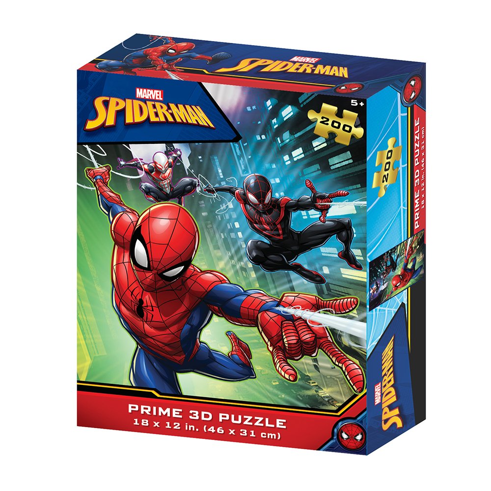Quebra-Cabeça 3D Homem Aranha Zipper Box 200 Peças - BR1314