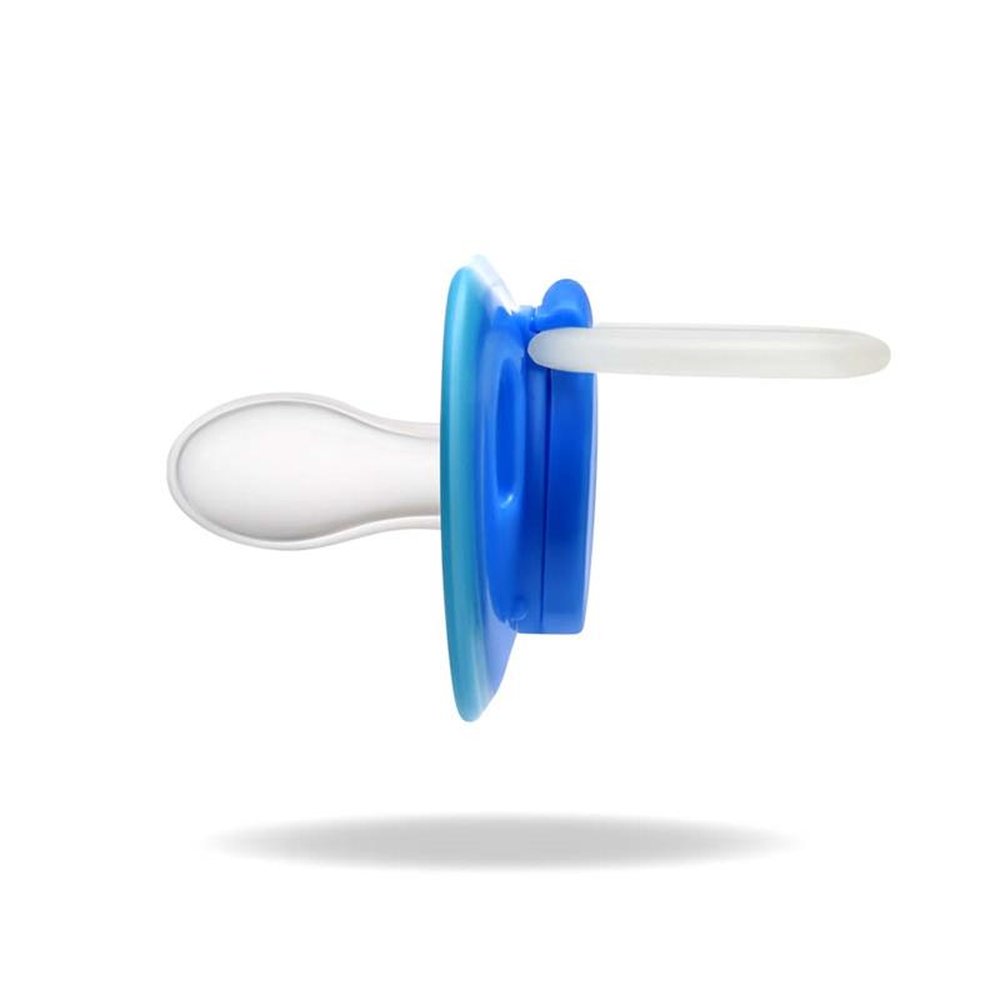 Chupeta First Moments Glow Tam. 2 Azul com Case Esterilizador Fisher Price - BB1039