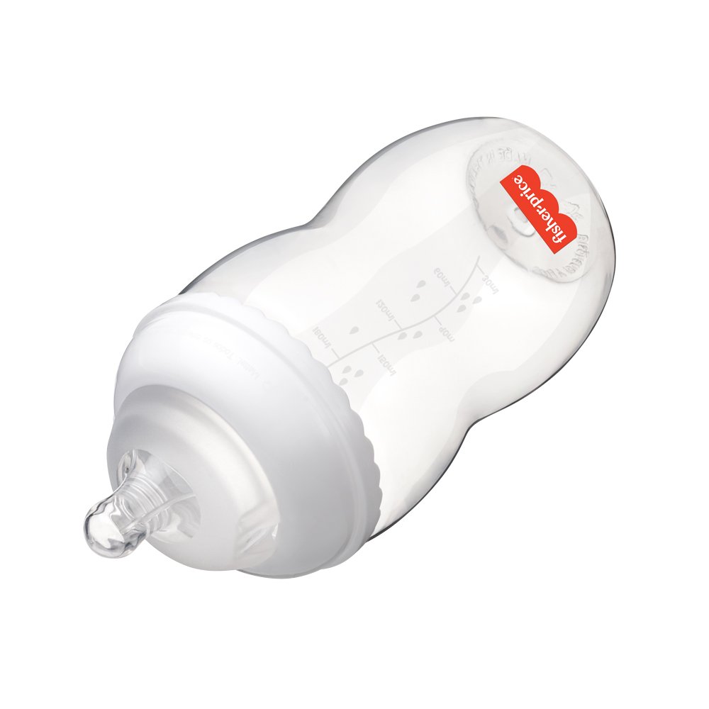 Mamadeira First Moments Classica Neutra 330 ml +4 meses Fisher Price - BB1026