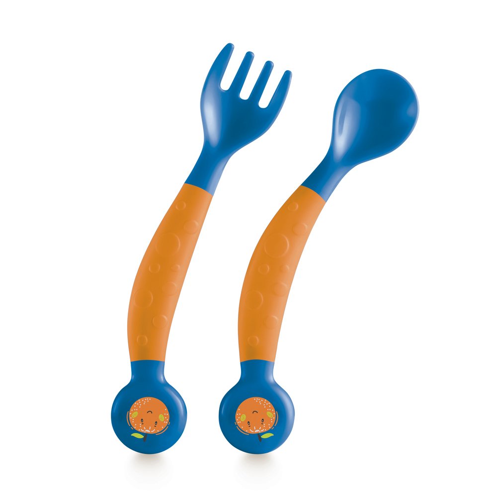 Garfo e Colher Flexiveis Funny Meal - BB1140