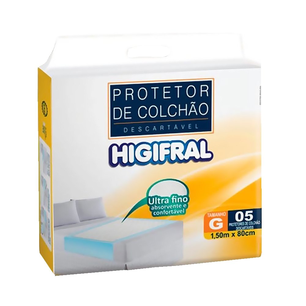 Protetor de Colchao Higifral Descartavel G 5 Unidade