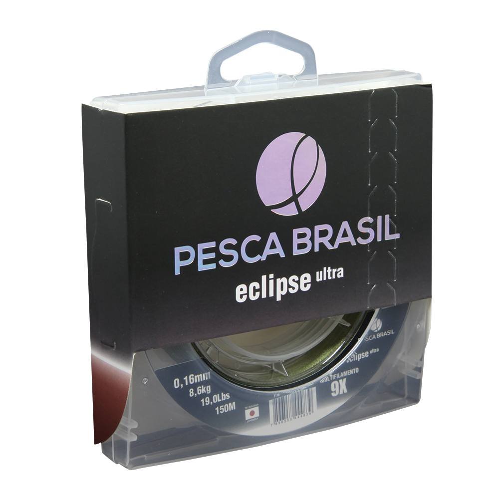 Linha Multi Eclipse - Ultra 0,20 Mm Verde Musgo Pesca Brasil