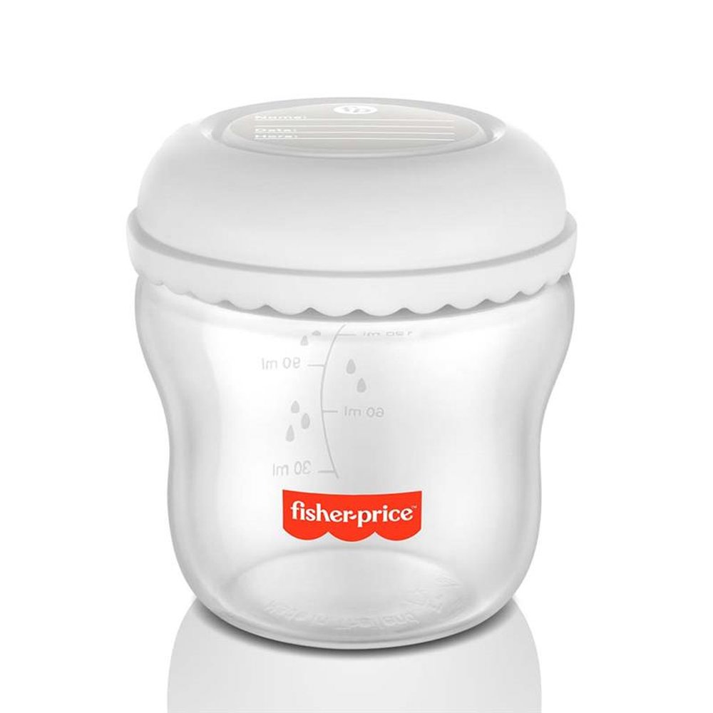 Kit 3 Frascos para Armazenar Leite 150 ml Moms Essentials Frisher Price - BB1077