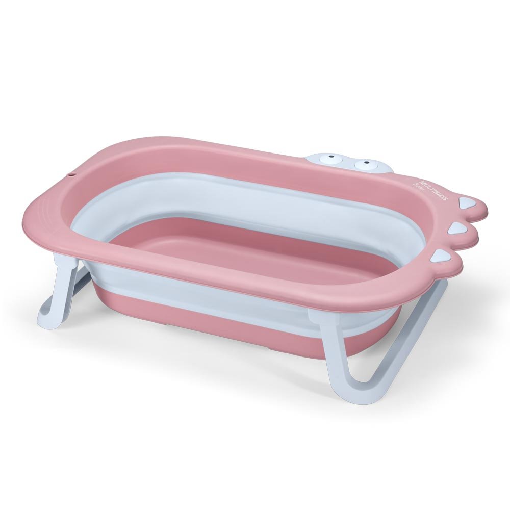 Banheira Retratil Crocodilo Rosa - BB1145