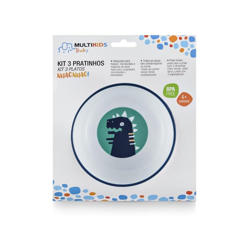 Kit 3 Pratinhos NHAC NHAC! Rex - BB1109