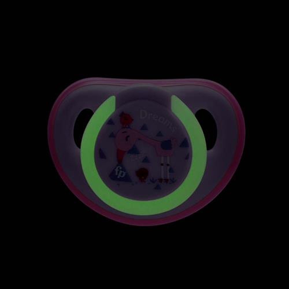 Chupeta First Moments Glow Tam. 1 Rosa com Case Esterilizador Fisher Price - BB1038