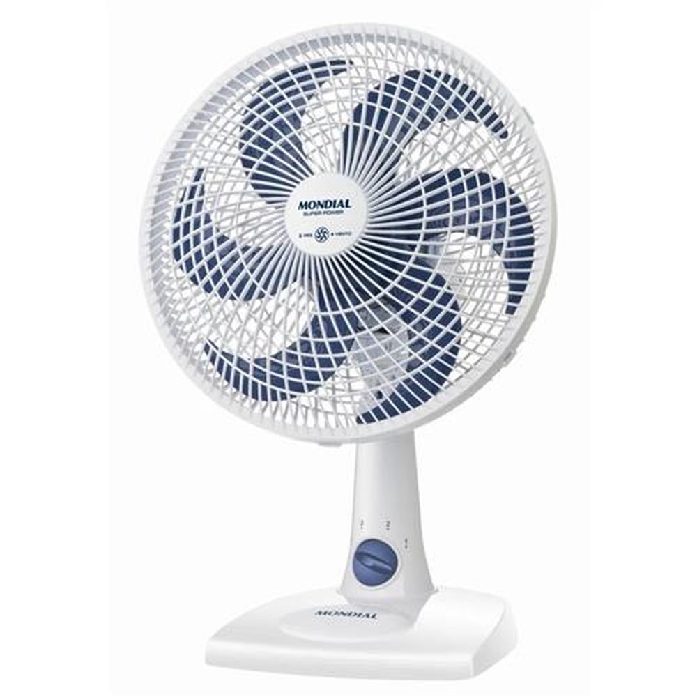 Ventilador de Mesa Mondial Super Power 30cm 6 Pás VSP-30-W - 110V BRANCO