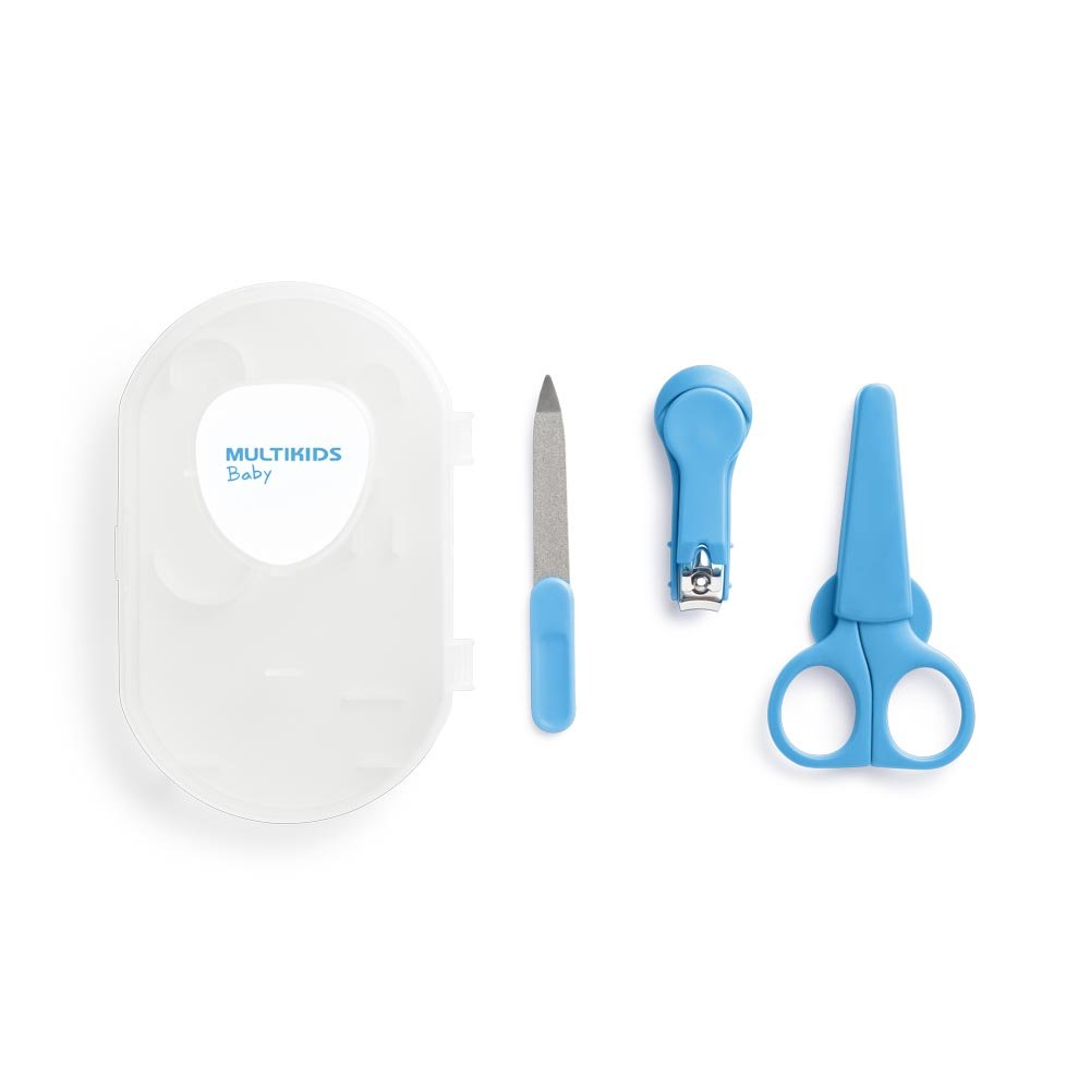 Kit Cuidados No Estojo Higiênico Perfect Baby Azul - Bb1085