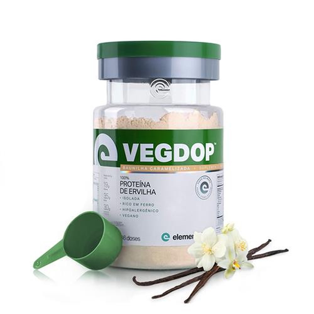 Vegdop Proteína de Ervilha - Chocolate Belga - Pote 900g