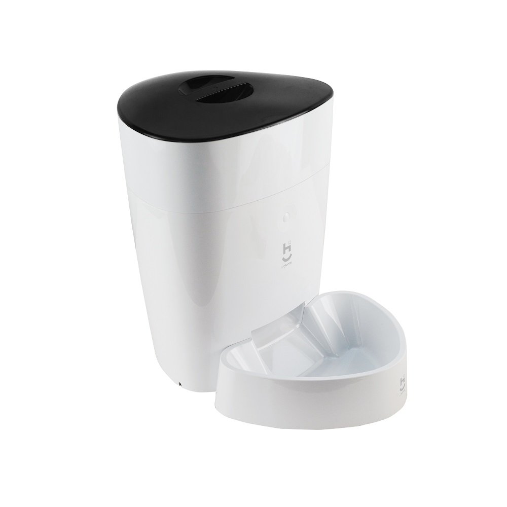 Alimentador Automatico Hipetcom, Para Pets, 4 Litros, Branco, Geonav