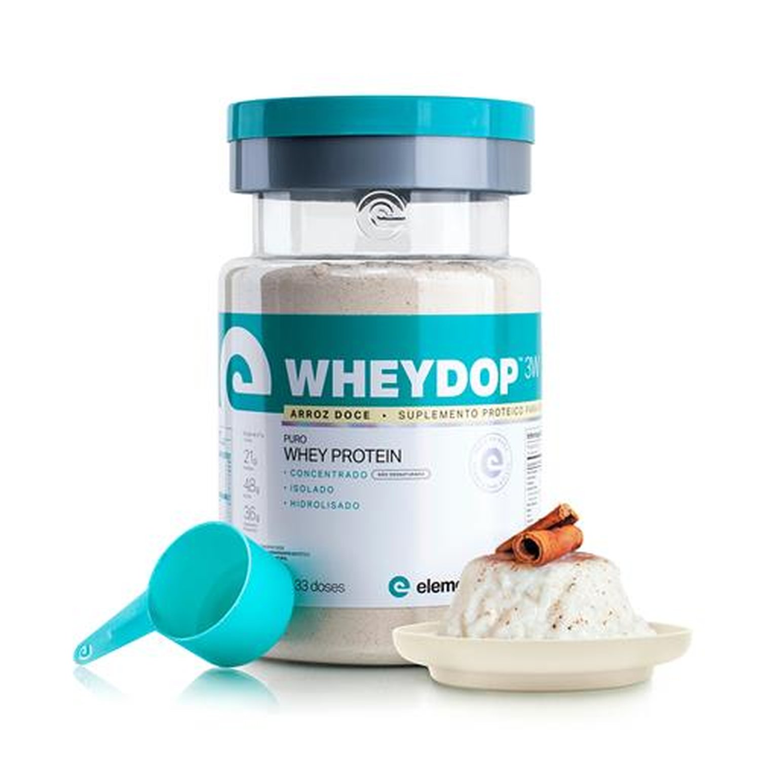 Wheydop 3W - Arroz Doce - 900G - Whey Protein