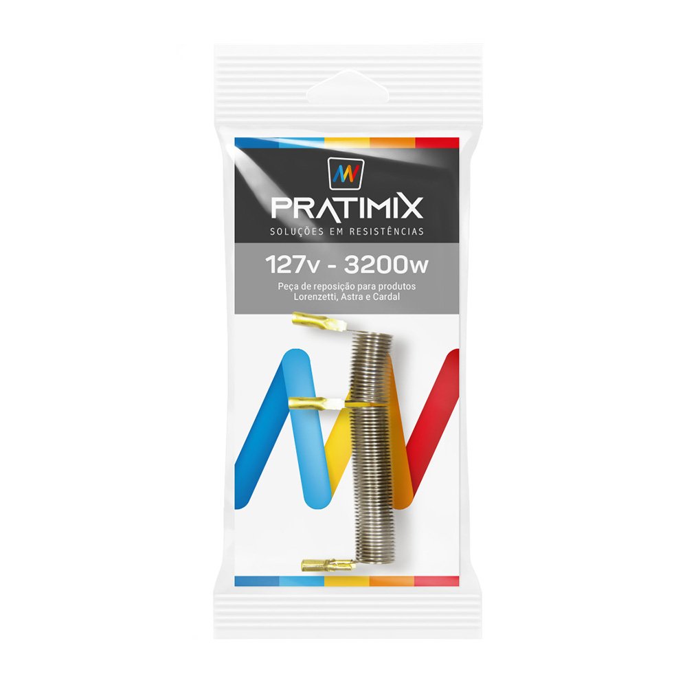 Resistencia Pratimix 3 Temperaturas 127v 3200w - Tipo l